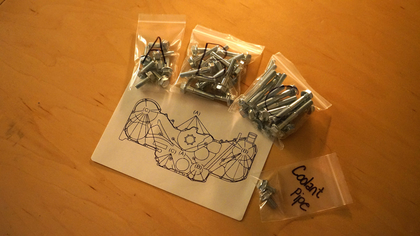 Phase 2 EZ30D '30R' Timing Chain Cover Bolt Kit